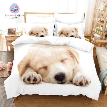 Housse de Couette Chiot Labrador